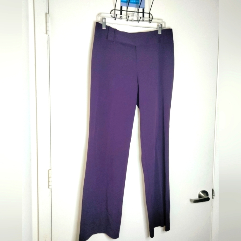 A. Byer (Size 11) Purple Pinstripe Business Pants/Trousers
